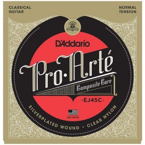 D'Addario EJ45C Pro-Arté Composite Nylon Normal Tension Classical Strings (.280-.044)